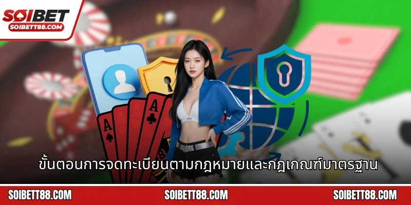 ขั้นตอนการจดทะเบียนตามกฎหมายและกฎเกณฑ์มาตรฐาน