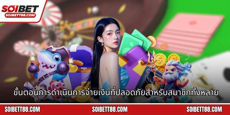 ขั้นตอนการดำเนินการจ่ายเงินที่ปลอดภัยสำหรับสมาชิกทั้งหลาย